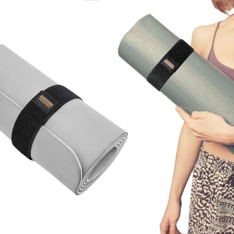 Pilates Yoga Mat Workout - Alça Ajustável Reforçada para Tapete de