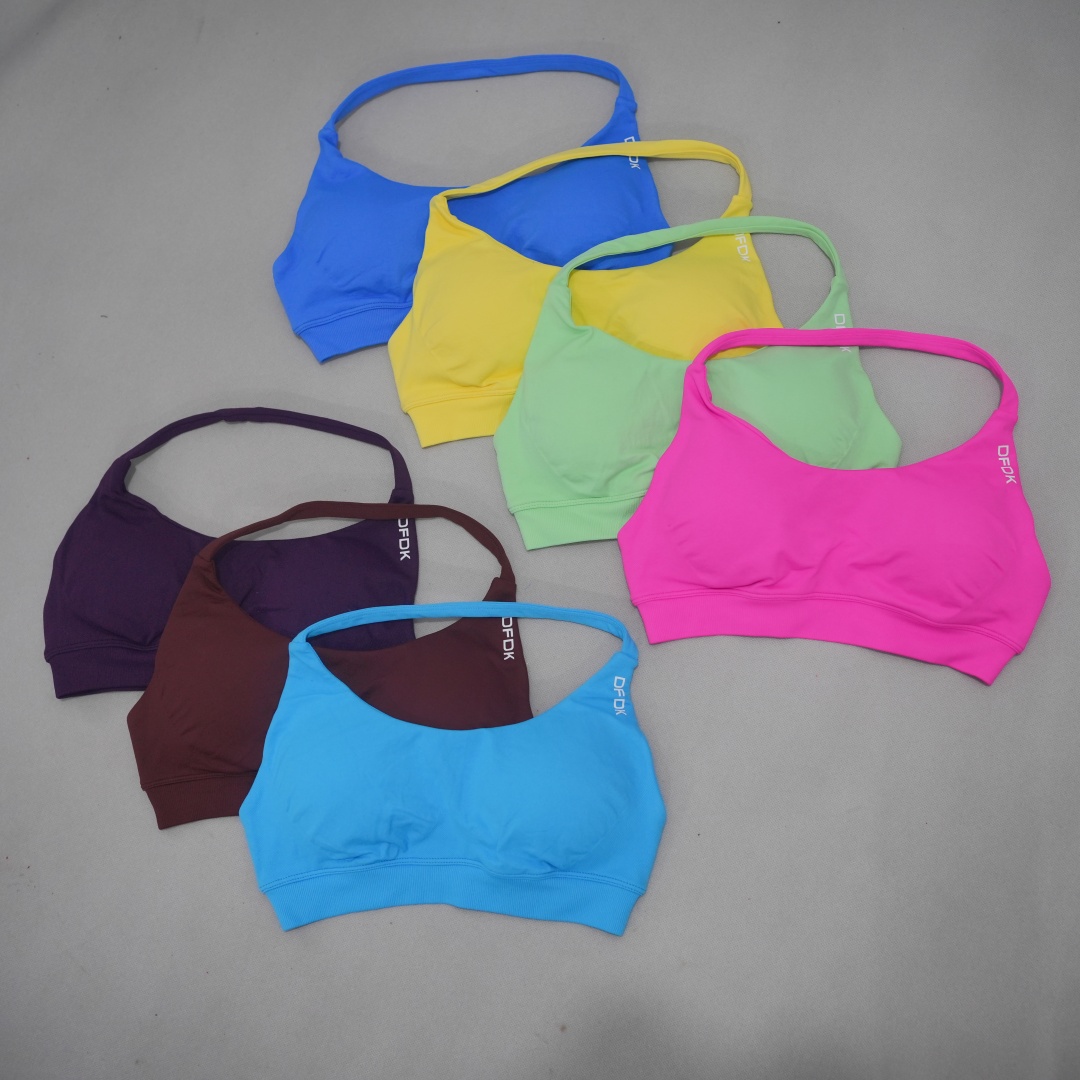 Yoga Strap Cotton - Sutiã Esportivo Sem Costura para Mulheres