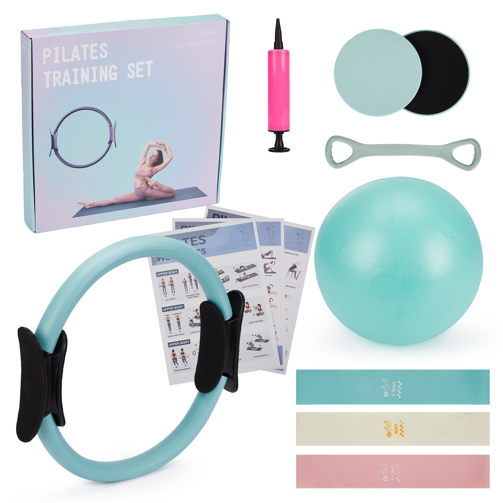 Pilates Yoga Barre - Conjunto de Treinamento de Pilates, Anel