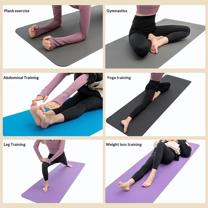 Tapete de Yoga Extra Grosso An - Pilates Yoga Mat Workout avaliação e preço