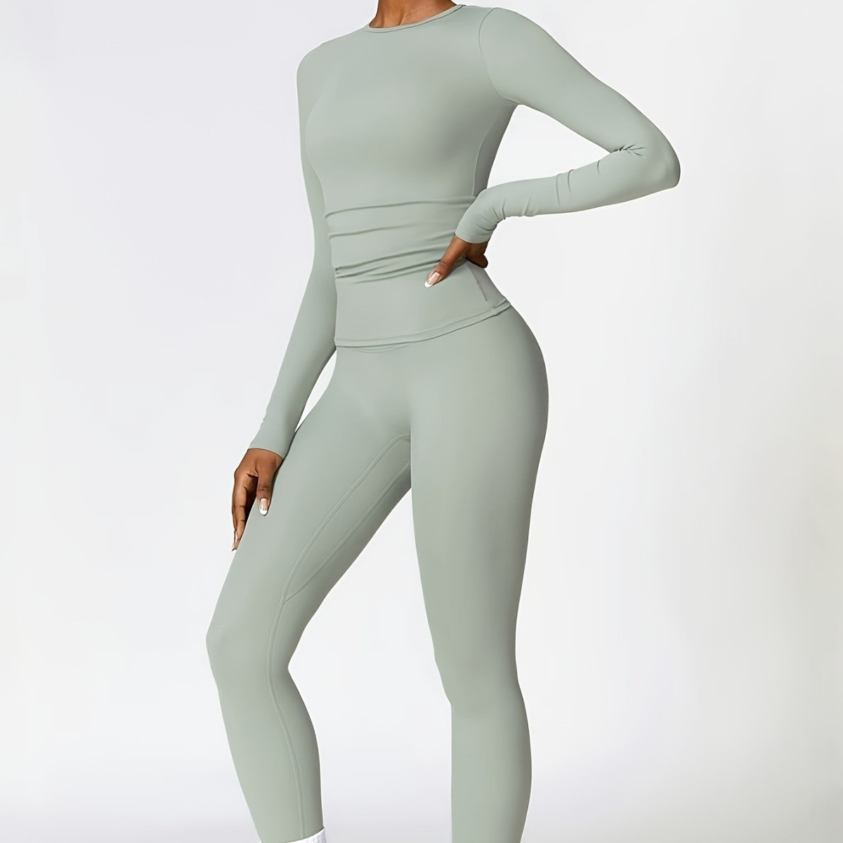 Conjunto de ioga justo e slim, - Pilates & Yoga With Harna avaliação e preço