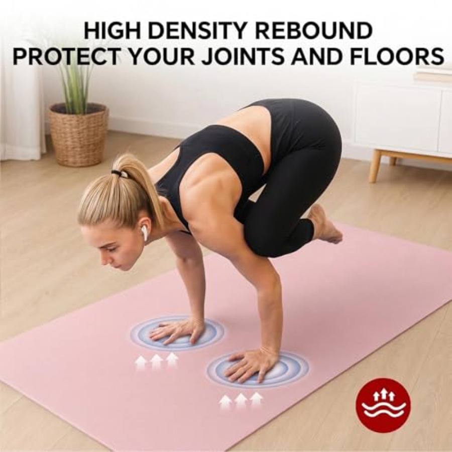 Tapete de Yoga Extra Grande pa - Pilates Yoga Mat Workout avaliação e preço