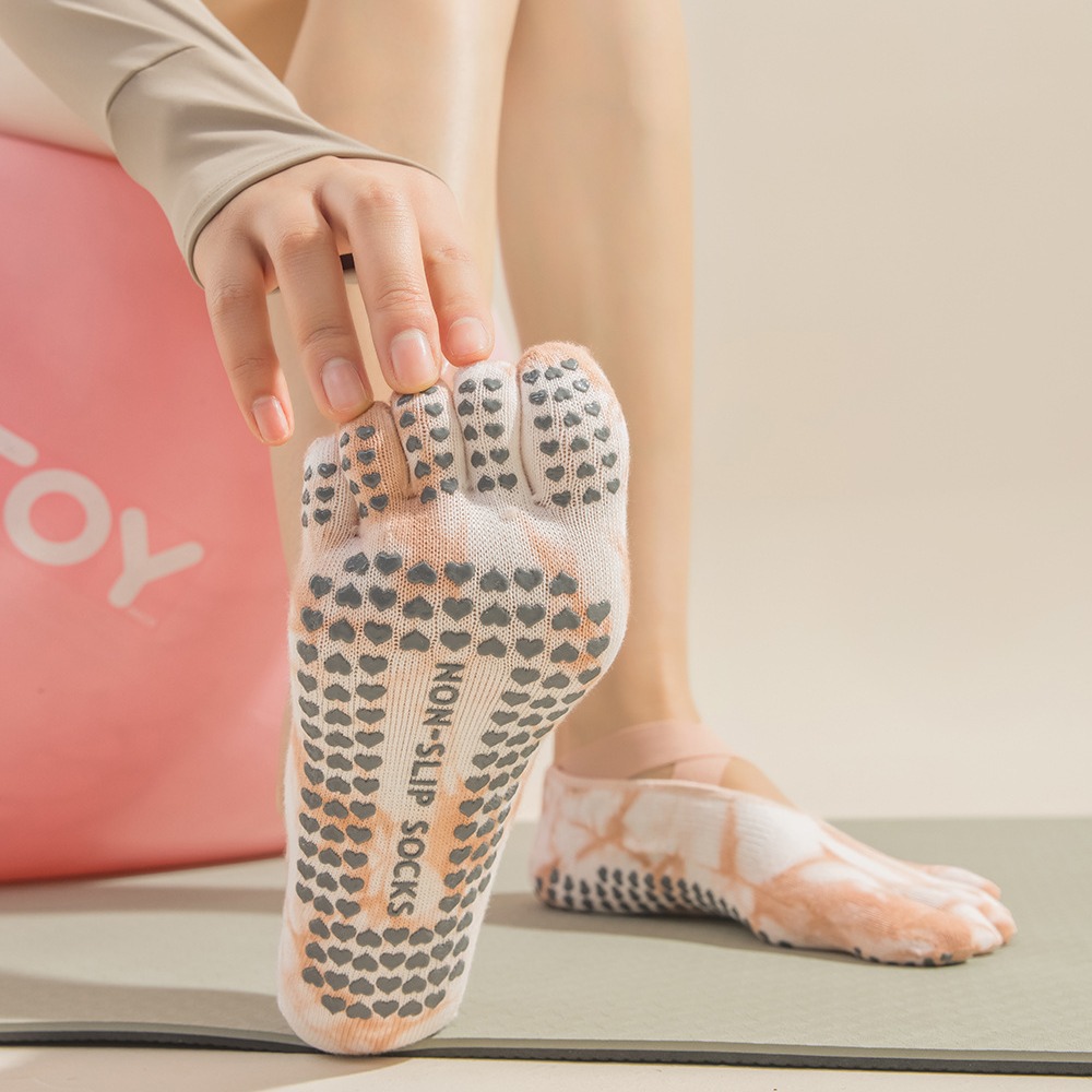 Meias Tie-Dye Femininas com Ci - Pilates Yoga Barre avaliação e preço