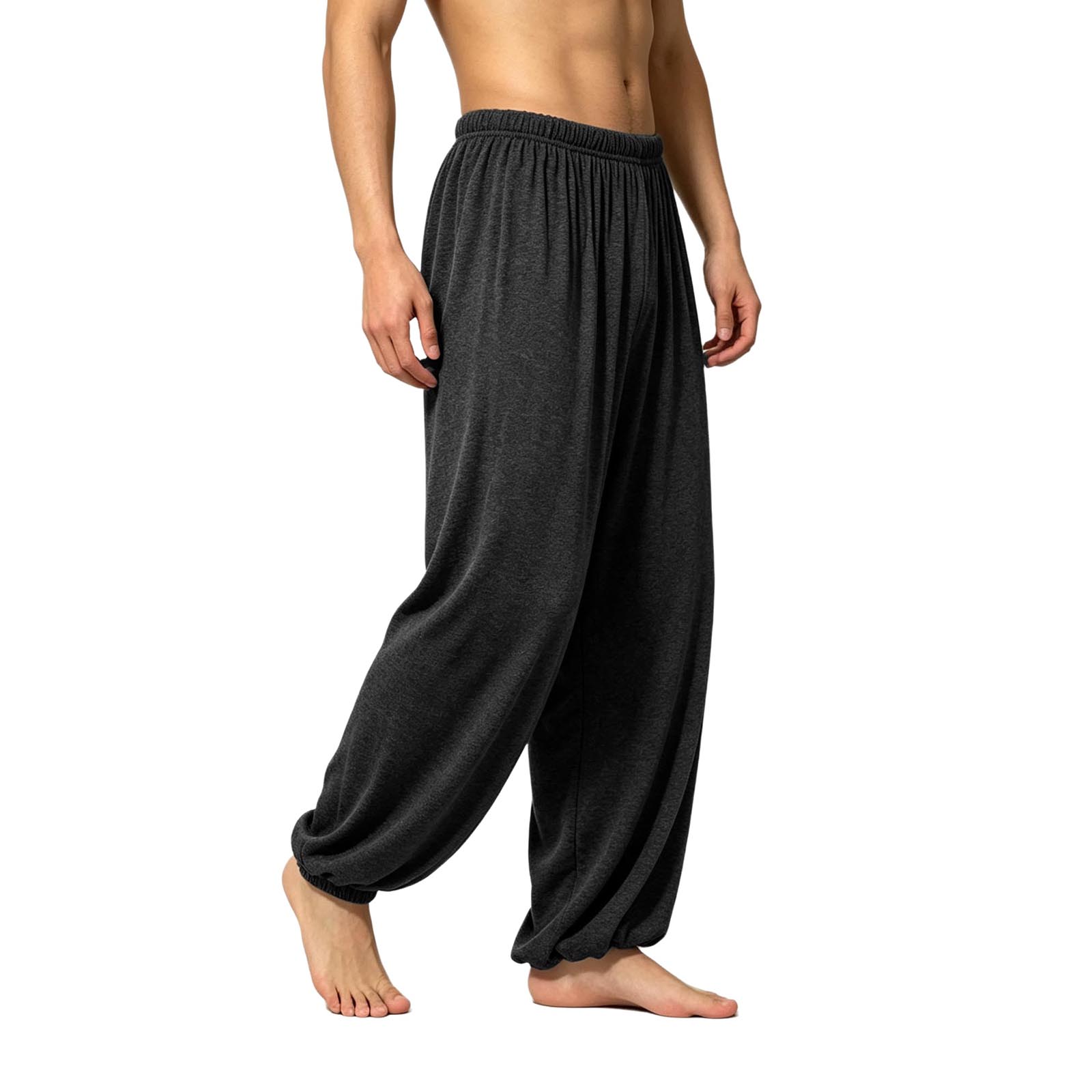 Calças de ioga masculinas com  - Pilates Yoga And Tai Chi avaliação e preço