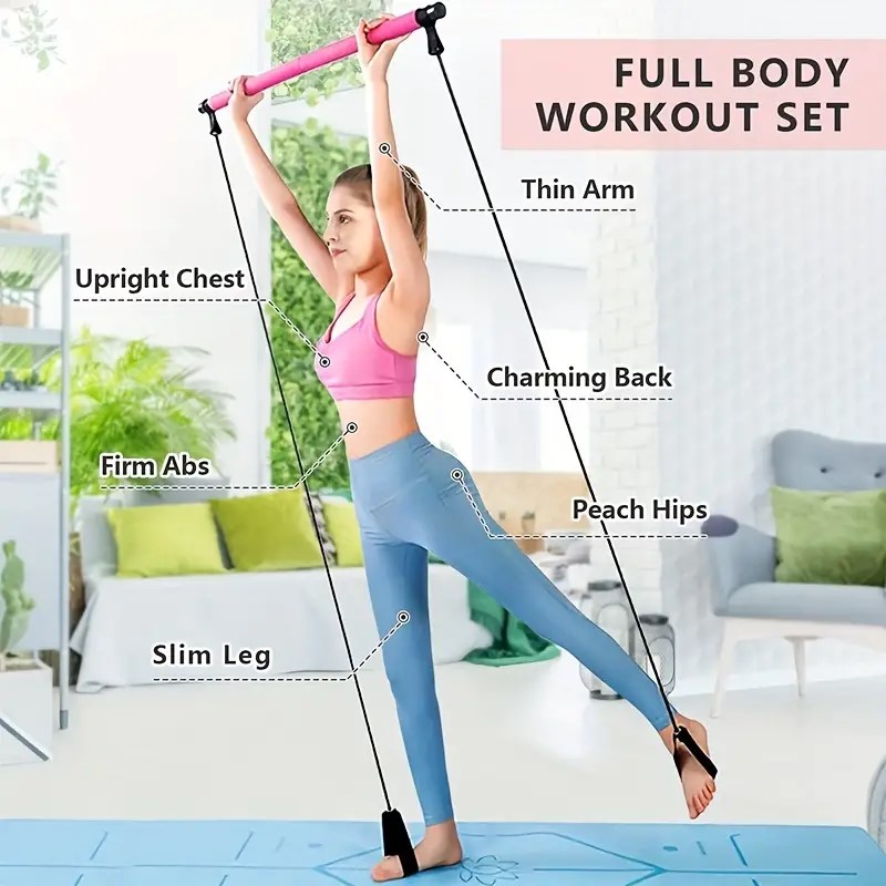 Barra de Pilates Multifunciona - Pilates Yoga Barre avaliação e preço