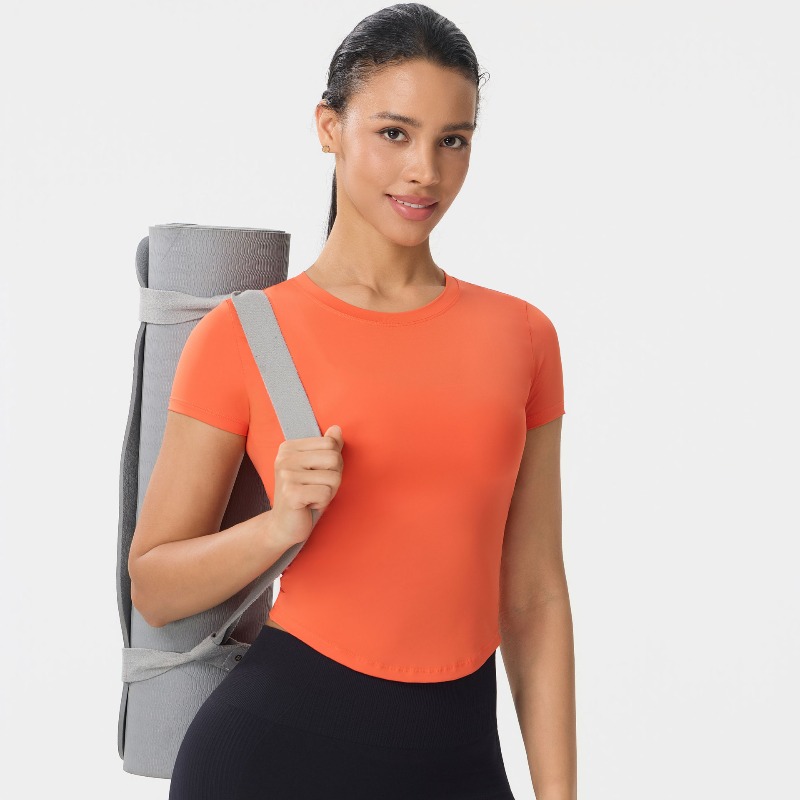 Camisetas Esportivas Femininas - Yoga Strap Cotton avaliação e preço