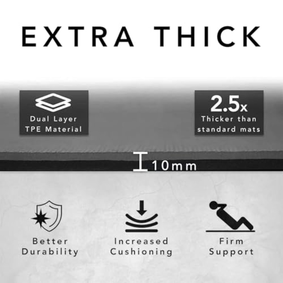 Tapete de Exercício Grande Ext - Pilates Yoga Mat Workout avaliação e preço