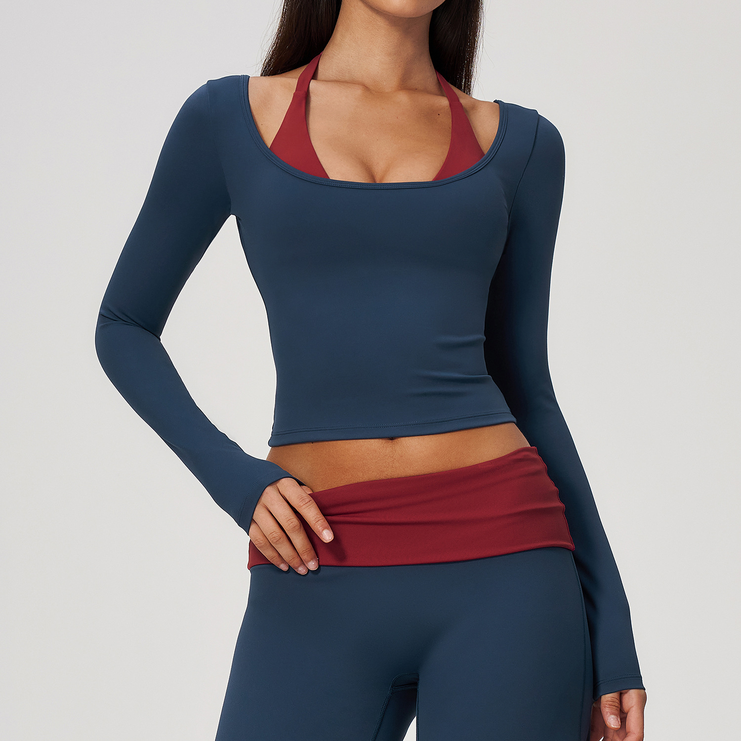Camiseta de Yoga 2 em 1 com Ef - Yoga Strap Cotton avaliação e preço