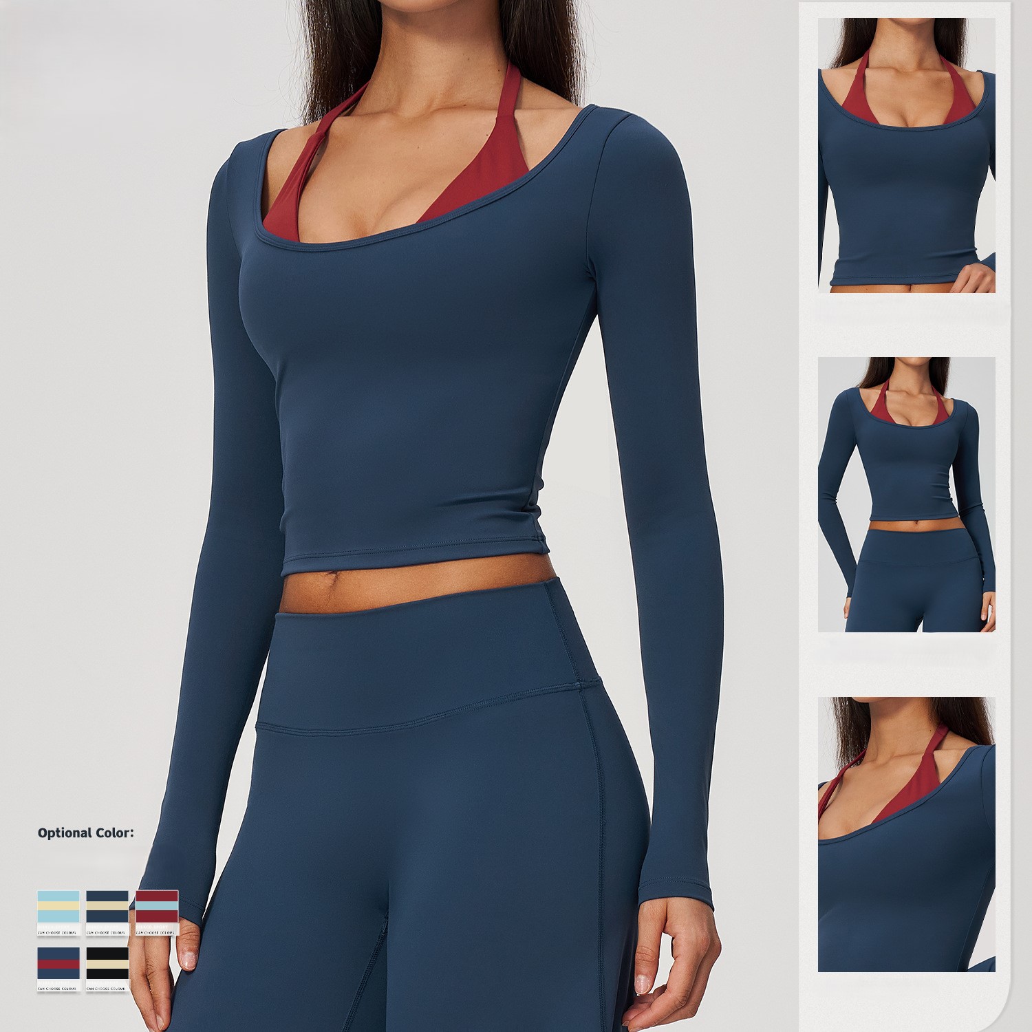 Camiseta de Yoga 2 em 1 com Ef - Yoga Strap Cotton avaliação e preço