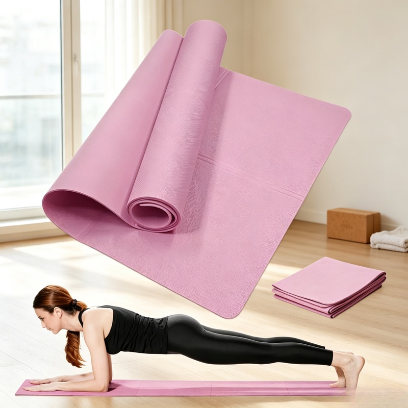 Tapete de Yoga Antiderrapante  - Pilates Yoga Mat Workout avaliação e preço
