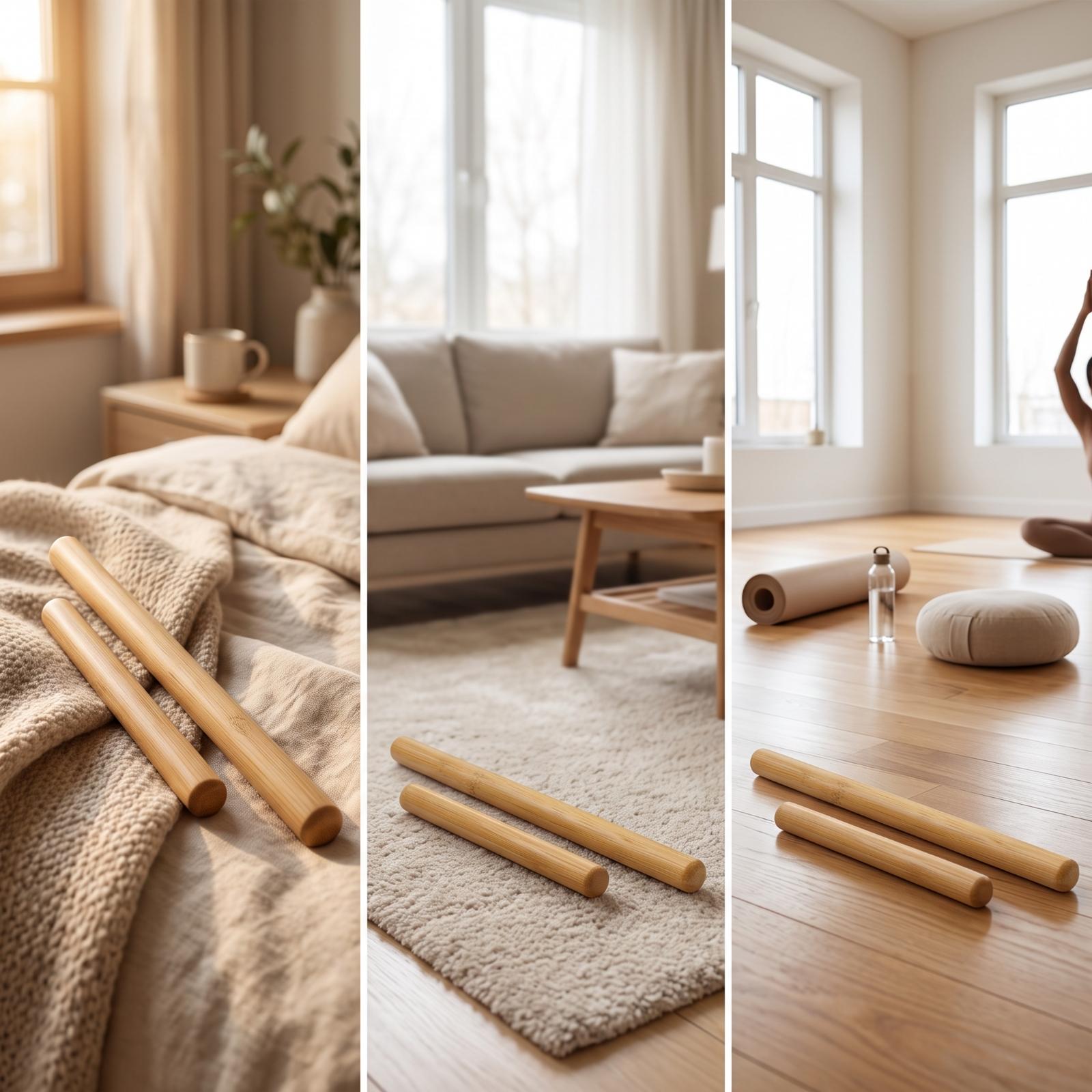Bastão de Bambu Durável para Y - Pilates Yoga Joint avaliação e preço