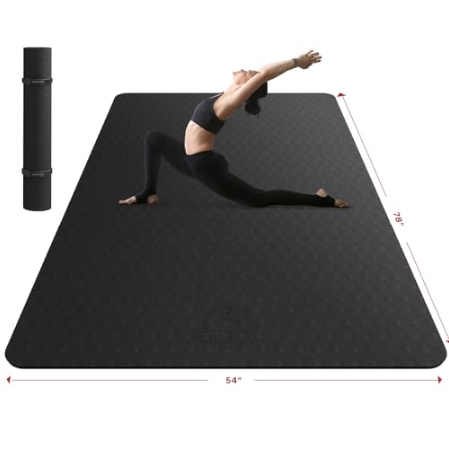 Tapete de Yoga Extra Grande pa - Pilates Yoga Mat Workout avaliação e preço
