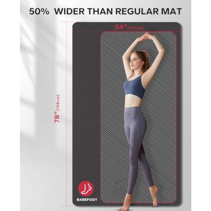 Tapete de Yoga Extra Grande pa - Pilates Yoga Mat Workout avaliação e preço
