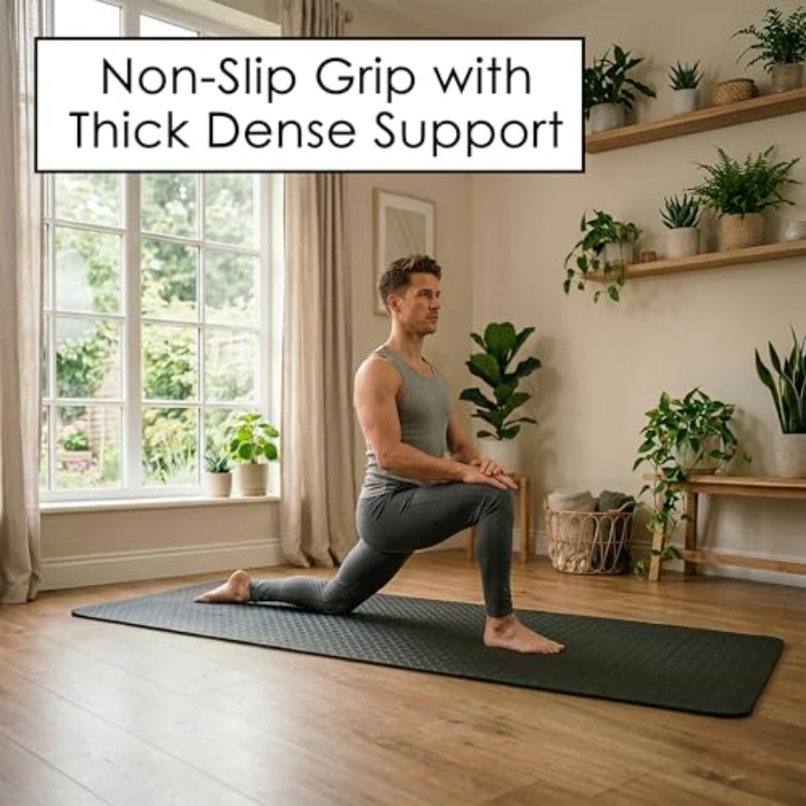 Tapete de ioga para treino em  - Pilates Yoga Mat Workout avaliação e preço